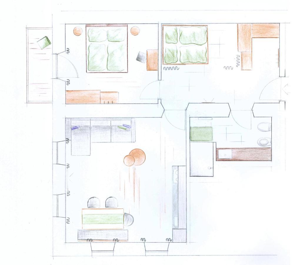 Apartament Puenlandhof Brunico Zewnętrze zdjęcie